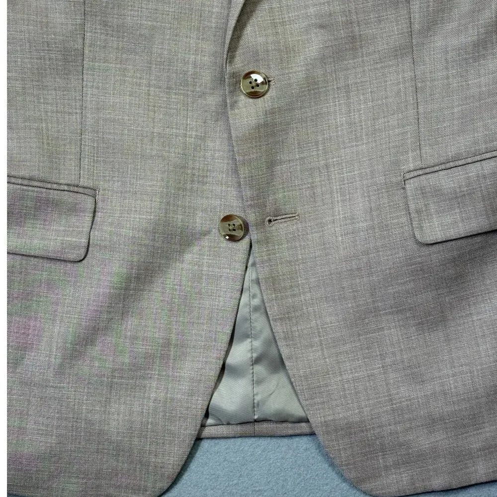 Tallia Men's Classic-Fit Suit Separate Jacket Tan 40S $360